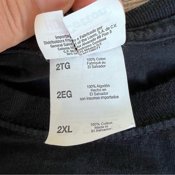 Def Leopard Journey 2018 Tour Concert T-Shirt Double Sided Merch 2XL Tour Dates - Picture 8 of 8